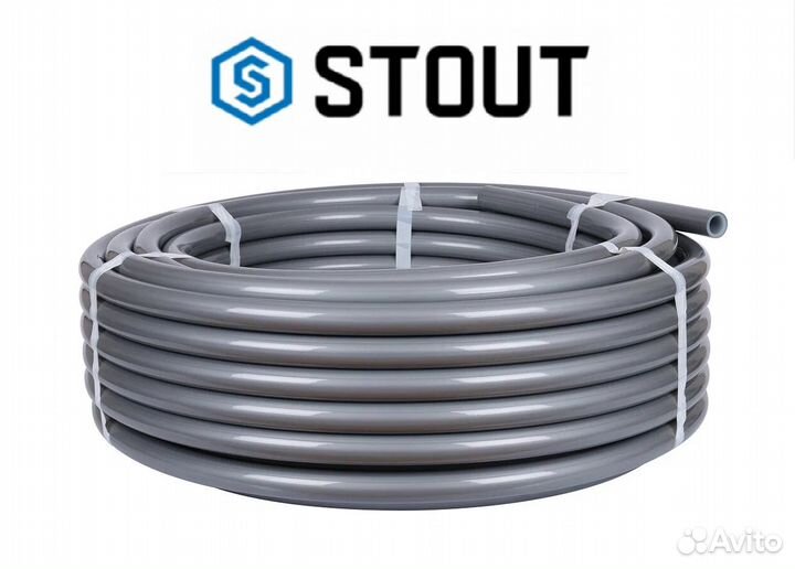 Труба сшитый полиэт. PEXа 16х2,2 с кислород.слоем