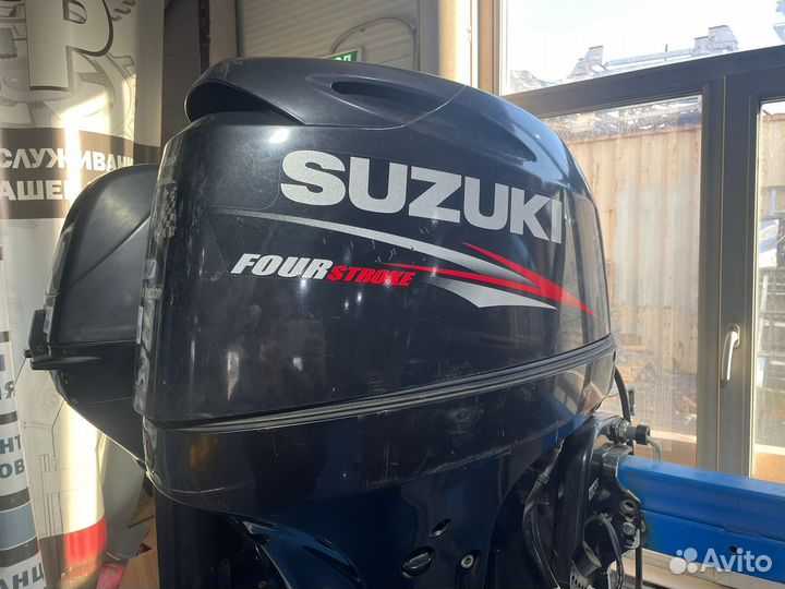 4-х тактный лодочный мотор suzuki DF40ATS Б/У