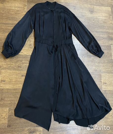 Платье в пол на запах lime