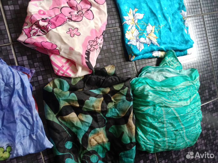 Шелк натуральный, платки, шарфики и лоскут