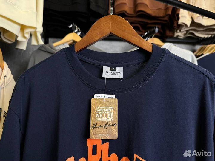 Футболка Carhartt Оверсайз Оригинал-качества