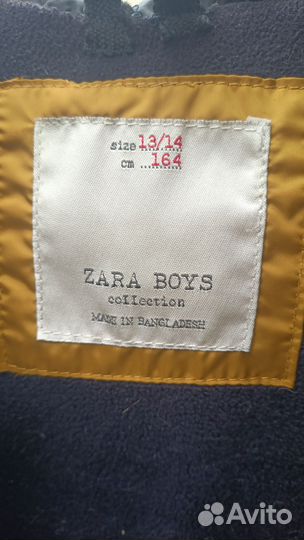 Пуховик zara boys
