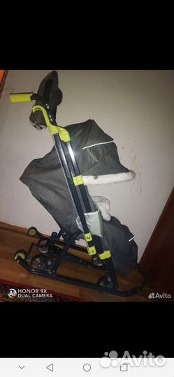 Детские санки коляска