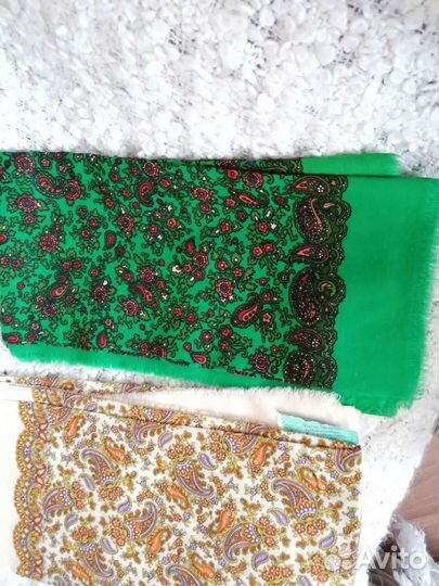 Платки Ткань шерсть 100