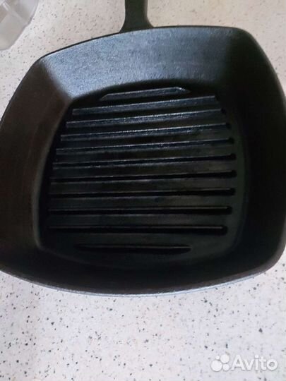 Сковорода гриль чугунная gipfel