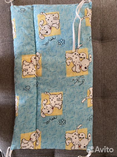 Бортики в детскую кроватку 12 подушек