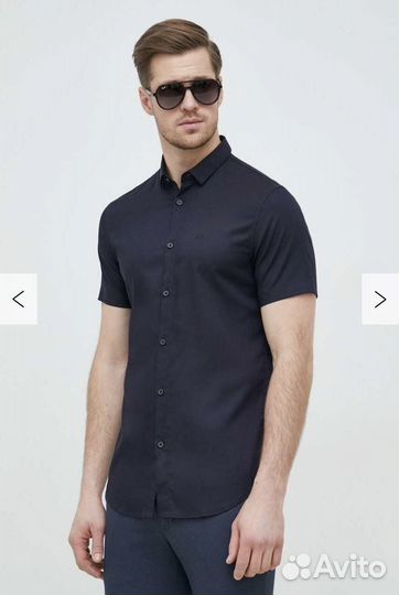 Белая рубашка armani exchange оригинал