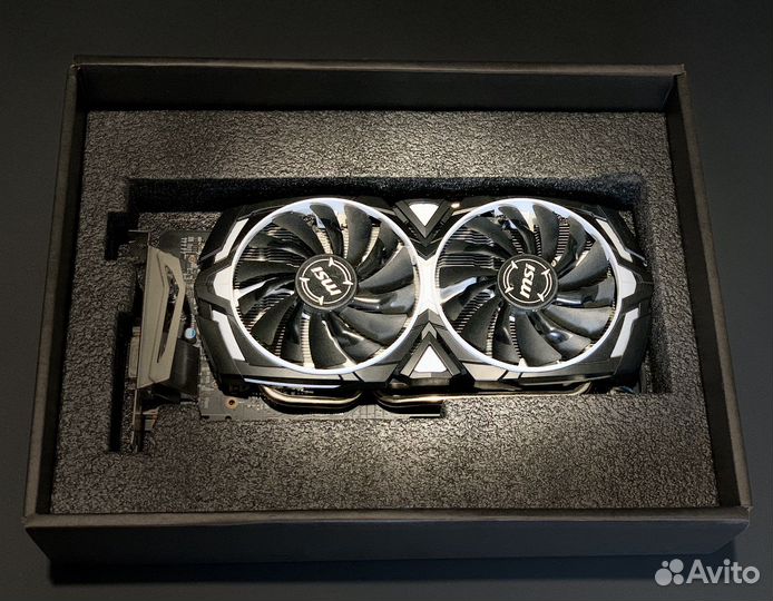 Видеокарта MSI GeForce GTX 1060 armor 6G V1