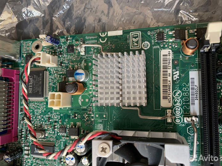 Мат. плата intel d945gclf + ddr2(1гб) + hdd160гб