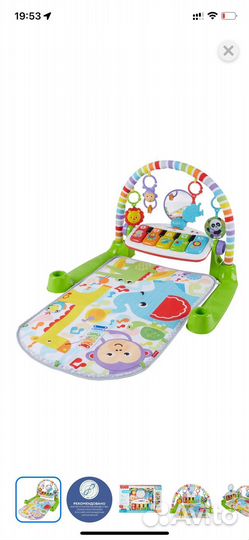 Детский Коврик с пианино Fisher Price FWT14