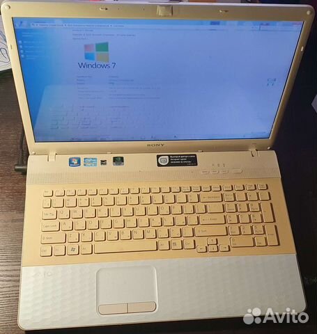 Ноутбук sony core i3 PCG-91212V