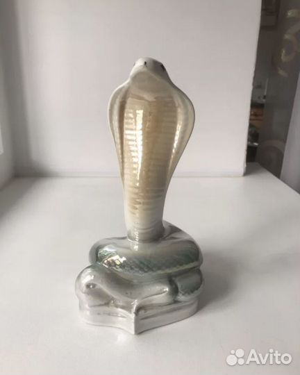 Статуэтка фарфоровая Змея винтаж СССР