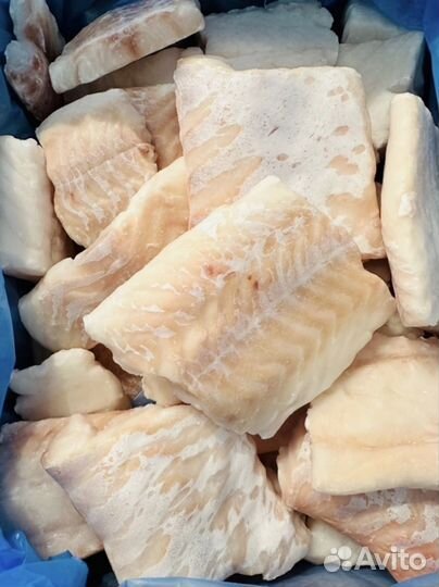 Филе трески порционное мясо без кожи и костей 5 кг