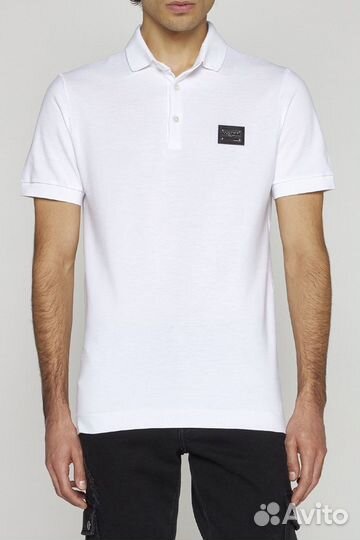 Поло D&G 2025 премиум черное/белое 50,52,54