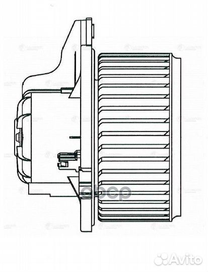 Э/вентилятор отоп. для а/м KIA Sorento I (06