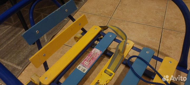 Санки детские Тимка на веревочке