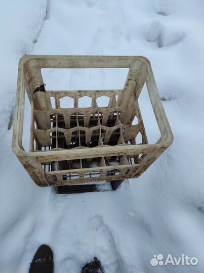 Пластмассовые ящик для бутылок