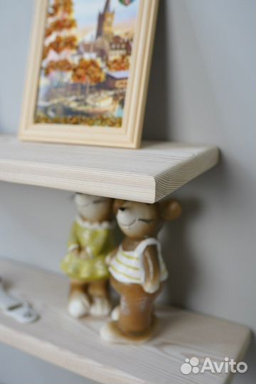 Полка настенная деревянная