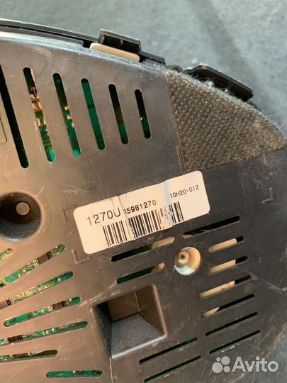 Щиток приборов chevrolet cruze