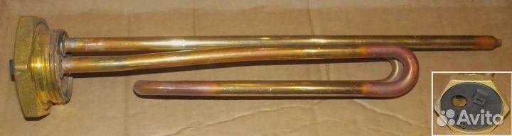 Тэн в/н 2500w-220v RCT TW3 CO, (резьба 1”1/4, H275