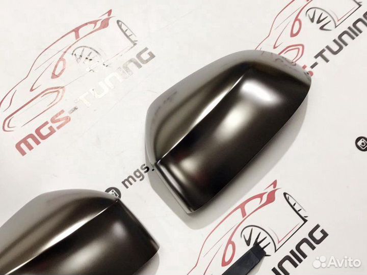 Крышки зеркал М40d на X4 G02 Матовый алюминий