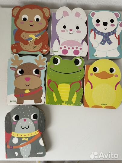 Набор книг clever про животных