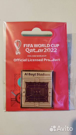 Значок с чемпионата FIFA world CUP qatar 2022