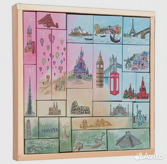 Косметика Адвент календарь Puzzle подарок девушкам