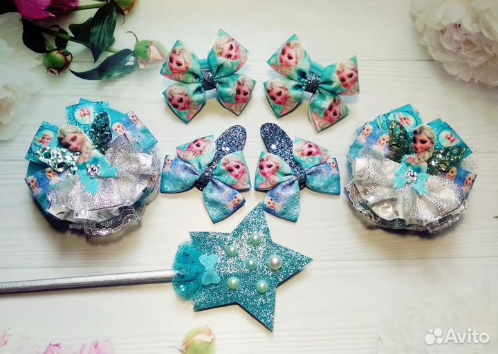 Бантики, заколки, резинки