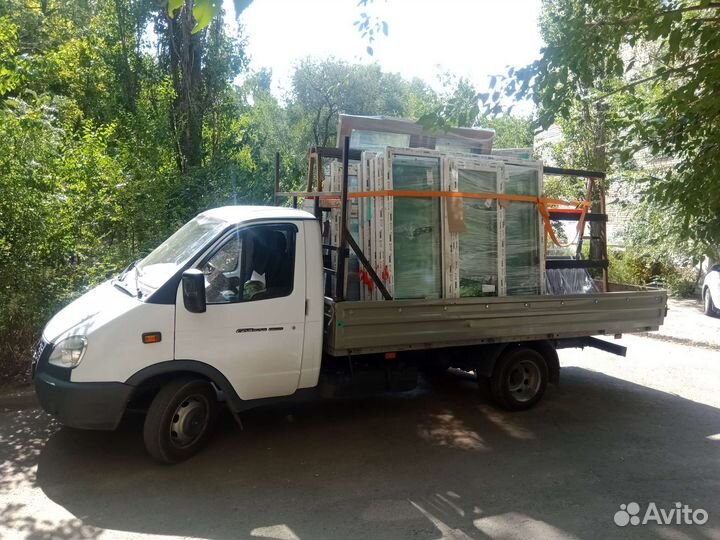 Грузоперевозки газель с пирамидой бортовая