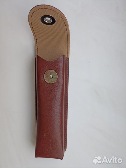 Футляр для очков узкий с кнопкой 15х4х2 см