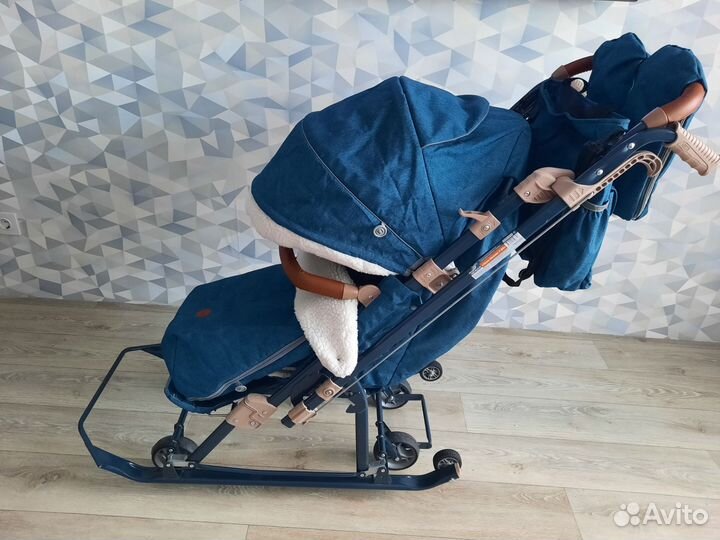 Детские санки коляска ника 7 8