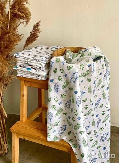 Новые пеленки муслиновые, фланелевые, трикотажные