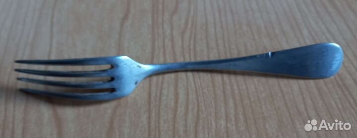 Вилка Германия штихель серебрение клеймо мидведь