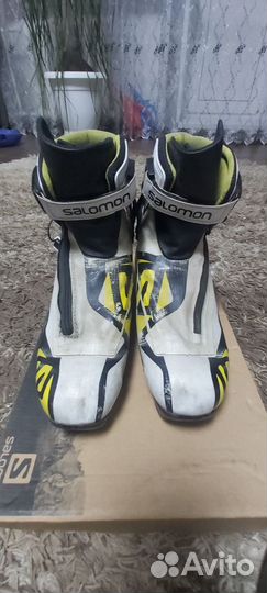 Лыжные ботинки коньковые salomon