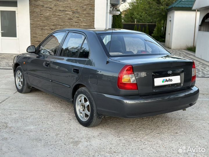 Hyundai Accent 1.5 AT, 2004, 286 000 км