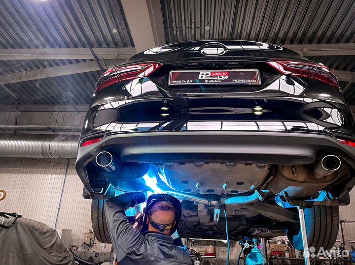 Глушитель из нержавеющей стали, тюнинг выхлоп