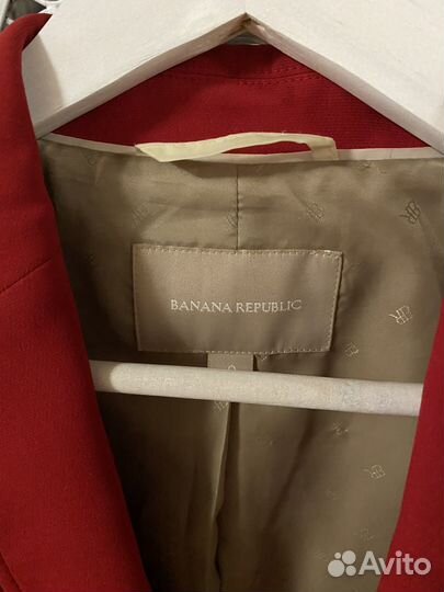 Пиджак красный S Banana Republic