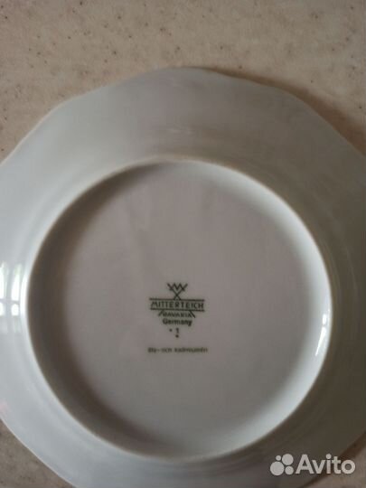 Тарелки фарфор Германия