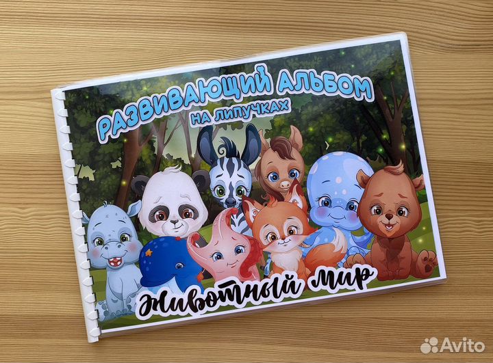 Альбом с играми на липучках