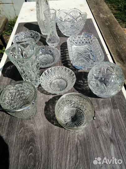 Хрустальная посуда СССР
