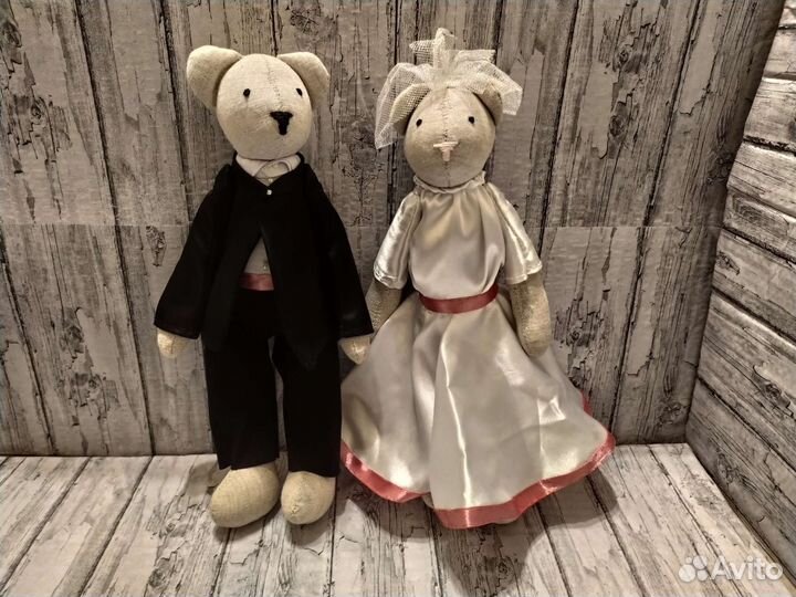 Игрушка Жених и Невеста Кролики (Зайчики) и Мишки