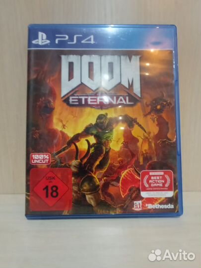 Doom eternal диск для PlayStation 4