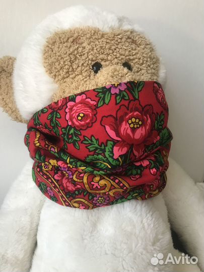 Снуд из павлопасадского платка