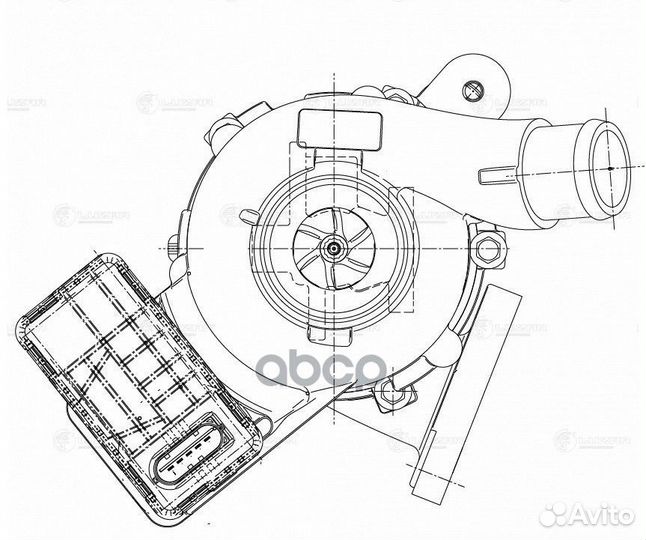 Турбокомпрессор Ford Transit (13) 2.2D E5 (тип