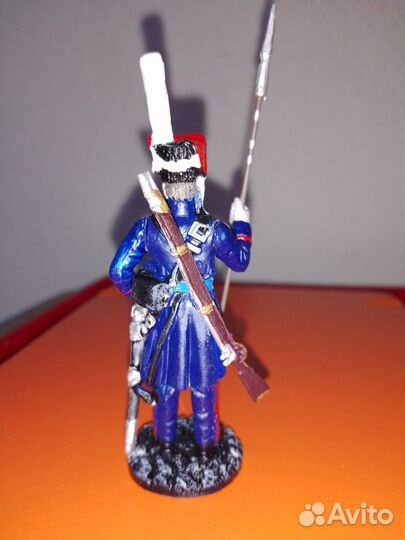 Модель солдатика Уральский казак оловянный