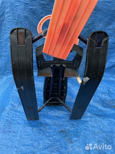 Снегокат детский управляемый с тормозами