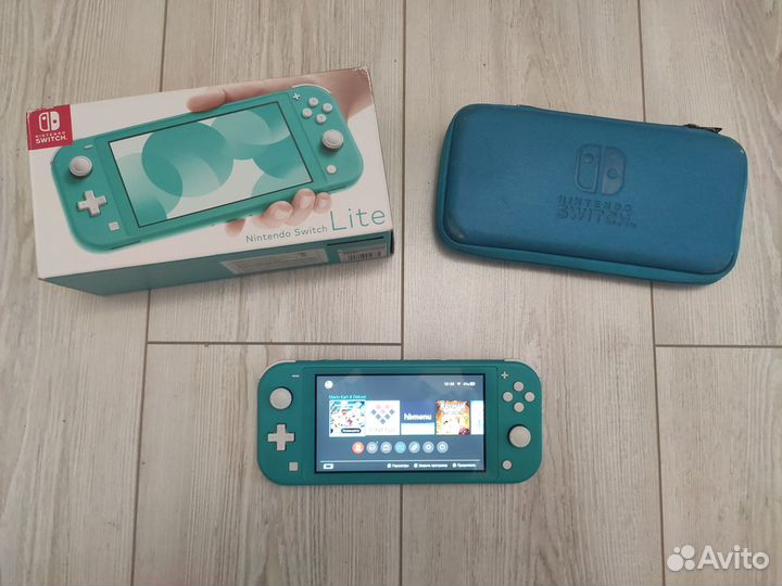 Switch Lite прошитая MicroSD 128GB