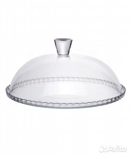 Блюдо со стеклянной крышкой для торта