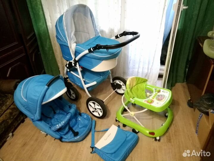 Детская коляска 2в1 Adriano Caretto